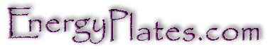 Purple positive energy plates raise vibrational frequency